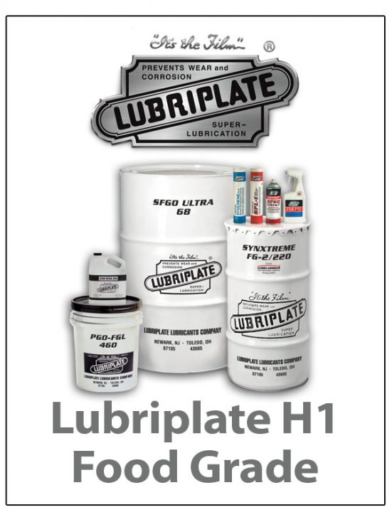 Food Grade H1 Lubricants and Food Processing Lubriplate Distributor