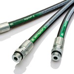 wire braid hose couplings and assemblies