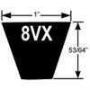 8VX Section Dimensions Diagram