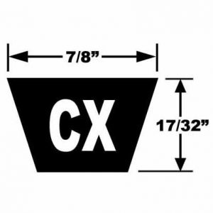 CX Section Dimensions Diagram