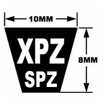 XPZ SPC Section Dimensions Diagram