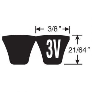 3V Banded Dimensions Diagram