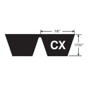 CX Banded Dimensions Diagram