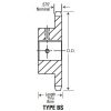 No 80 BS Sprocket Dimensions Diagram