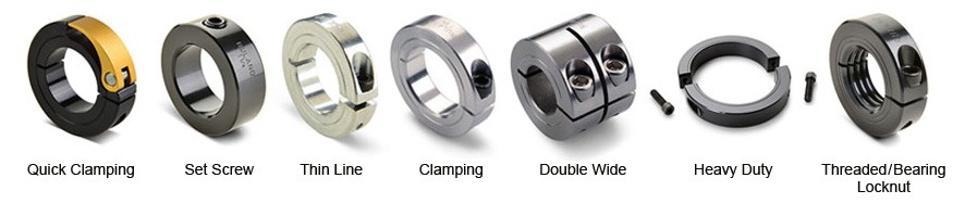 Ruland Shaft Collars Lineup