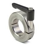 quick clamping shaft collar with clamping lever