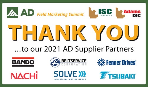 Thank you FMS 2021 Supplier Partners