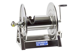 COXREELS 1125-SS Series Stainless Steel hand crank hose reels