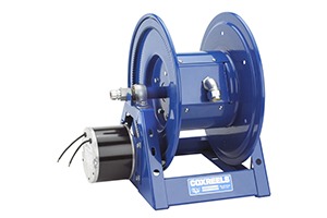 COXREELS 1125PCL Series professional-grade motorized cord reels