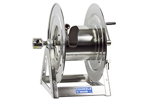 COXREELS 1175-SS Series Stainless Steel hand crank hose reels